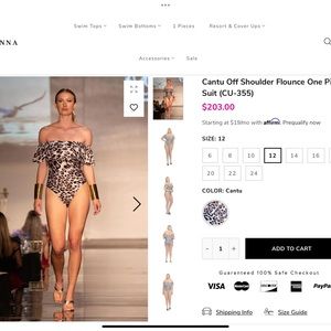 Tara Grinna one piece swim suit. Size 12